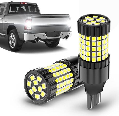921 لمبات احتياطية عكسية LED لـ Ford F150 2006 2007 2008 2009 2010 2011 2012 2013 2014، لـ F250 F350 2007-2015 2016، 912 T15 مصابيح احتياطية، سطوع 500%، 6000K أبيض، قابس واللعب، 2PCS in Kuwait