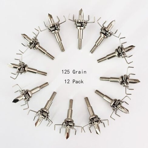 الرماية برودهيدس 12PK لعبة صغيرة الجودو والمطرقة مجموعة مختلطة 100 أو 125 سهم مجال الحبوب ممارسة دوامة تلميح لصيد الألعاب الصغيرة in Kuwait
