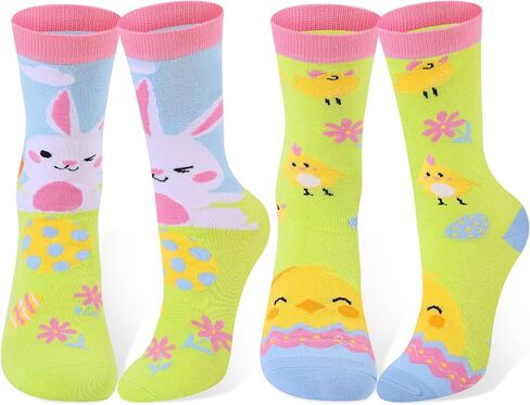 2 Pairs St. Patrick's Day Socks for Women Men, Funny Black Green Shamrock Stripe Crew Socks Novelty Clover Breathable Cotton Ankle Sock Saint Patricks Gifts for Adult Teen in Saudi Arabia