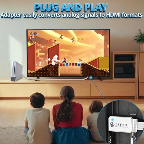 eSynic 2M Extra Long Wii to hdmi Adapter in Saudi Arabia