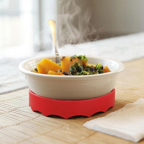 Silicone Roasting Rack, Silicone Cooker Rack Kitchen Cooking Accessories for Baking Cooking Steaming Cooling (Red) in Saudi Arabia