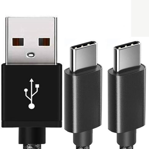 كابل شحن USB C بطول 10 أقدام لوحدة تحكم PS5، لسلسلة Xbox X، لسلسلة Xbox S، لوحدة تحكم Nintendo Switch، 3 قطع بديلة بطول 10 أقدام لسلك USB C من النايلون المضفر من النوع C مجموعة ملحقات المنافذ in Kuwait