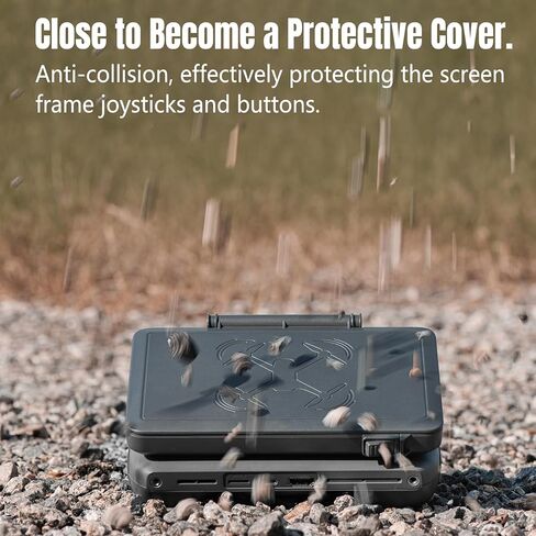 غطاء رأس مغناطيسي مضاد للوهج وغطاء سيليكون لكامل الجسم لجهاز تحكم DJI Mavic 4 Pro RC Pro 2 - تصميم قابل للطي، قابل للتعديل 270 درجة، مناسب تمامًا لطائرة DJI Mini 5 Pro/Mini 4 Pro Drone in Saudi Arabia