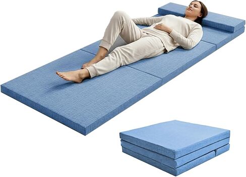 Non-Inflatable Mattress Foldable Car Trunk Mattress, Sleeping Pad for Car Camping Or Tent Camping, Multi-Purpose for Camping Used for Minivan/SUV/Tesla Model Y/RAV4/CR-V/X-Trail/Truck Back Seat in Saudi Arabia