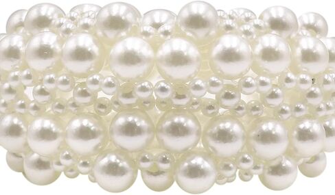 Girls Pearl Purse Small Pearl Beaded Shoulder Bag for Women Lady Beaded Clutch Evening Bag Wedding,Flap Message Bag in Saudi Arabia