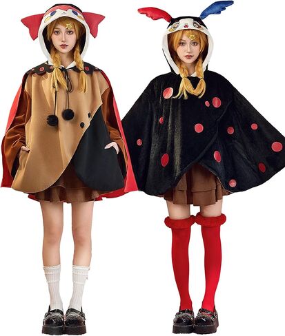 Micotaku Official Licensed Puella Magi Madoka Magica Reversible Double-Sided Charlotte Dessert Witch Hooded Cloak in Saudi Arabia