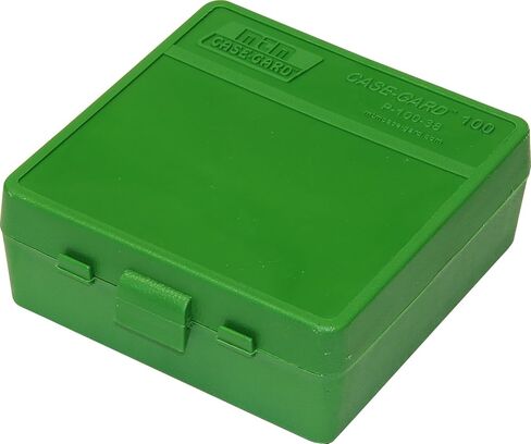 MTM 100 Round Flip-Top Ammo Box 38/357 Cal (Clear Blue) in Saudi Arabia