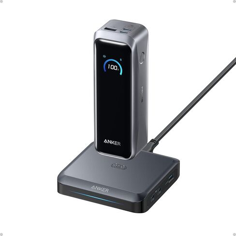 باور بانك Anker Prime، شاحن محمول 20,100 مللي أمبير في الساعة بثلاثة منافذ مع مخرج 220 وات بحد أقصى، شحن ثنائي الاتجاه، معتمد من TSA، التحكم في التطبيقات، لأجهزة MacBook وiPhone 17/16 Series والمزيد (القاعدة غير متضمنة) in Saudi Arabia