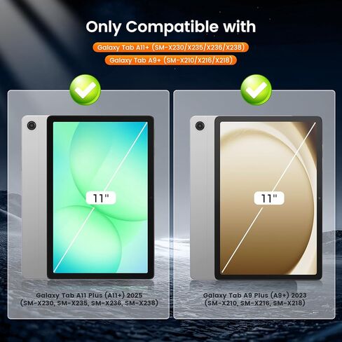 KCT Tempered Glass Screen Protector Compatible with iPad A16 11th Generation (2025)/ iPad 10th Generation (2022), 9H Tempered Glass with Bubble-free Installation Tray, HD Clear, High Sensitivity in Saudi Arabia