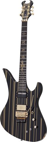 Schecter Synyster Gates Custom-S - Black with Silver Stripes in Saudi Arabia