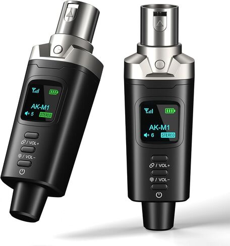 جهاز استقبال بلوتوث Aokeo XLR، محول بلوتوث لاسلكي عالي الدقة لمكبرات الصوت، أنظمة PA، الخلاطات، معدات DJ in Saudi Arabia