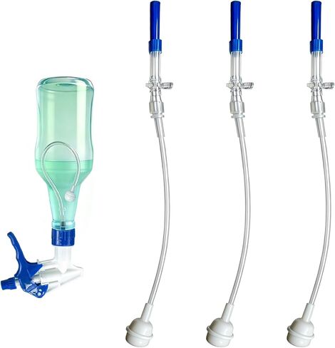 Tilted 360 Spray Bottle Adapter, 6 Pack Bulk Universal Tilted Spray Bottle Adapter with Weighted Ball, Reusable Tube for Commercial Cleaning Auto Detailing in Saudi Arabia