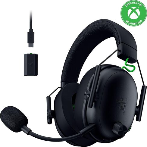 Razer BlackShark V3 Wireless Gaming Headset for PS5: 50mm Drivers - Super Wideband Mic - 2.4 GHz, Bluetooth - Works with PC, Mac, Nintendo Switch, Smartphone - Long Battery Life - Black in Saudi Arabia