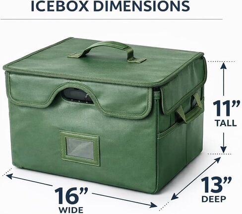 منظم نهاية الحياة من Icebox - صندوق تخزين وثائق الطوارئ والتخطيط العقاري المقاوم للحريق - منظم ملفات منزلي قابل للقفل للمستندات المهمة (فضي) in Kuwait