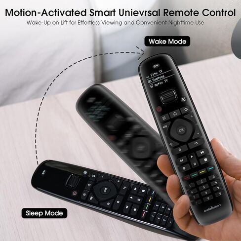 جهاز تحكم عن بعد عالمي SofaBaton U2 (مع إضاءة خلفية) مع أزرار التطبيق والماكرو، نطاق الأشعة تحت الحمراء الممتد، رفع إلى الاستيقاظ، متوافق مع أجهزة الأشعة تحت الحمراء والبلوتوث، جهاز تحكم عالمي ذكي الكل في واحد in Kuwait