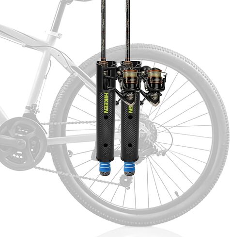 Hikeen Fishing Rod Holder for Bike, Adjustable Pole Mount Fishing Rod Rack for Bicycle, Beach Car, Fishing Chair, ATVS, Boats, Carts in Saudi Arabia