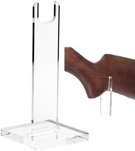 حامل عرض البندقية، حامل عرض Clear Gun، وحدات فردية لعرض البنادق والبنادق القابلة للتحصيل ذات الزوايا أو المستقيمة. اطلب اثنين، واحدة لكل جانب، اختر من بين خيارات المقاسات المتعددة. (6 بوصة) in Kuwait