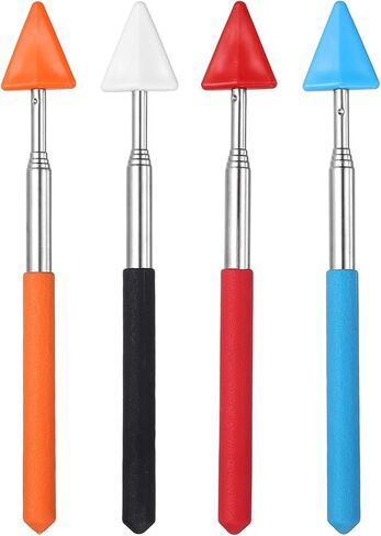 PATIKIL 4 PCS Pointer Finger Stick, Teacher Pointer Arrow, Pink/Purple/Blue/Green in Kuwait