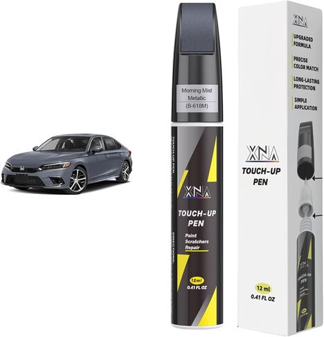 XNA Platinum White Pearl(NH-883P) لطلاء Honda Touch Up، مزيل خدوش السيارة لإصلاح الشقوق والرقائق، طقم إصلاح خدوش السيارة 2 في 1 سريع وسهل الإصلاح مع مطابقة الألوان تمامًا in Kuwait