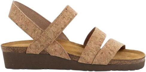 NAOT Kayla Women's Sandals – 3-Strap Support with Backstrap, Cork-Latex Footbed, Arch Support – Comfortable for All-Day Walking Cork Leather -8-8.5 M US in Saudi Arabia