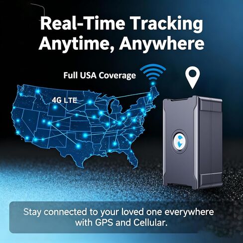 GPS Tracker for Vehicles with Real-Time Tracking, Route History, Speed Monitoring, Geo-Fence& Unlimited Distance，Tracking Devices for Cars Hidden Subscription Required 4G Car Tracker with Multi Alerts in Saudi Arabia