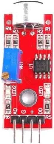 وحدة كشف الصوت 1-10 قطع KY-037 DC 4-6V LM393 ميكروفون متوافق مع AVR PIC (أخضر) in Kuwait