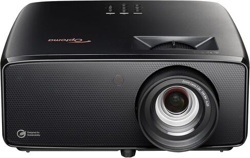 Optoma UHZ58LV - 4K UHD، 3000 لومن، HDR10+، ليزر، جهاز عرض مسرح منزلي صغير الحجم in Kuwait