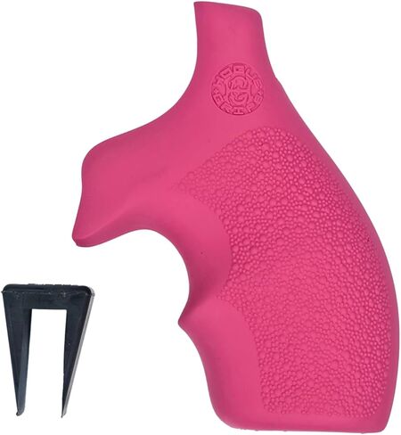 Hogue S&W J إطار دائري بمقبض مطاطي على شكل بانتام، وردي - 61007 in Kuwait