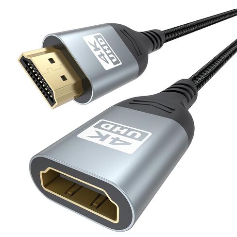 4K HDMI Extension Cable 10 FT HDMI Extender, Male to Female Cord in Saudi Arabia