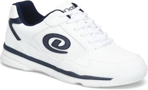 Dexter Mens Ricky V Wide Bowling Shoes- White/Blue 6 1/2 (for Right or Left Handed Bowlers- Universal Soles) in Saudi Arabia
