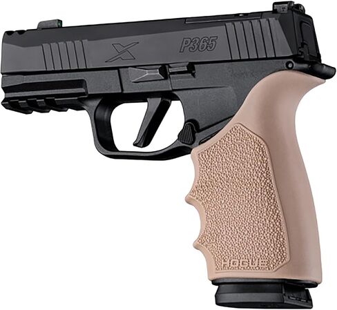 Hogue HandAll Beavertail Rubber Grip Sleeve for SIG SAUER P365-XMACRO, OD Green - 18521 in Saudi Arabia