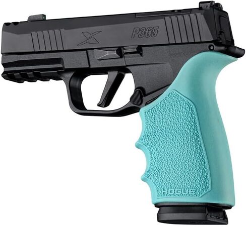Hogue HandAll Beavertail Rubber Grip Sleeve for SIG SAUER P365-XMACRO, OD Green - 18521 in Saudi Arabia