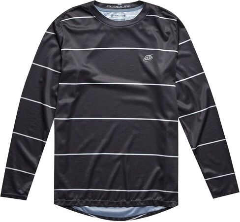 Troy Lee Designs Cycling MTB Bicycle Mountain Bike Jersey Shirt for Youth, FLOWLINE LS Jersey (Black, LG) in Saudi Arabia