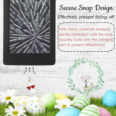 سحر لجهاز Kindle، 9 قطع من قابس غبار عيد الميلاد بتصميم سانتا ثلج وشجرة الرنة متوافق مع Kindle والهاتف من النوع C ومنفذ شحن لطيف لملحقات القارئ الإلكتروني لعيد الميلاد in Kuwait