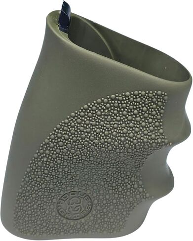 Hogue HandAll Hybrid Rubber Grip Sleeve for S&W M&P Full Size 9mm, .357 SIG, .40 S&W, OD Green - 17401 in Saudi Arabia