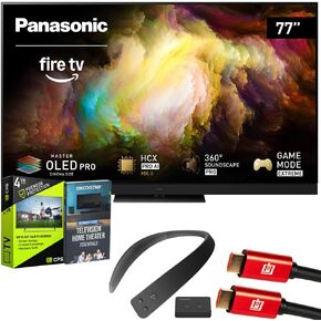 Panasonic Z8 Series (2025) 77-inch OLED 4K Ultra HD Smart Fire TV, Dolby Vision IQ, HDR10+ Adaptive, 144Hz Refresh Rate, Hands-Free Alexa – 77Z8BAP in Saudi Arabia