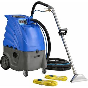 Commercial Heated Carpet Extractor Machine 12 Gallon 500 PSI with Dual 3-Stage Motors, 12" Stainless Steel Wand and 25 ft Hoses â€“ Perfect for Hotels and Offices in Saudi Arabia