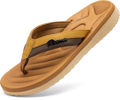Men's Flip Flops Sandal Casual Comfortable Outdoor Thong Sandals for Men Summer Beach Slides Lightweight Non-Slip Shoes with Soft Cushion Arch Support in Saudi Arabia