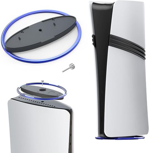 XBERSTAR PS5 Stand for PS5 PS5 Slim PS5 Pro Console Vertical Stand Base Accessories (Blue) in Saudi Arabia