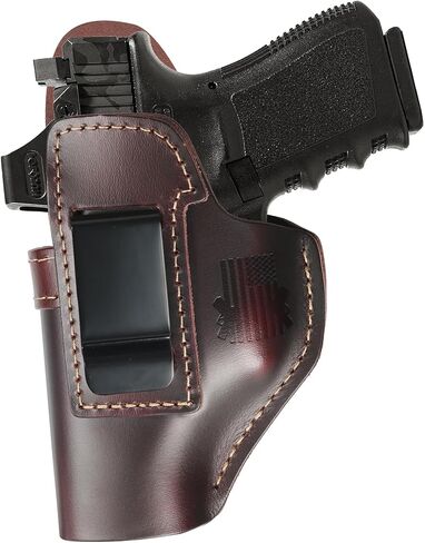 البصريات جاهزة - حافظة جلدية IWB لـ Glock 17 19 43X تناسب Taurus G2C G3 G3C GX4 /M&P 9mm EZ Shield تناسب Sig P230 لـ LCP LC9S Security 9 تناسب Springfield XD Plus بحجم مماثل - داخل الحزام in Saudi Arabia