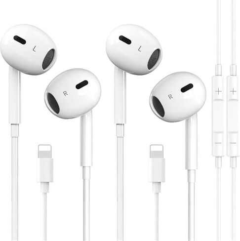 عبوتان من سماعات الرأس USB C لأجهزة iPhone 16/15 Pro Max Plus من النوع C سماعات أذن سلكية مع ميكروفون وجهاز تحكم عن بعد وإلغاء الضوضاء لأجهزة iPhone 16/15 pro وiPad Pro وGalaxy S23/S22/S21/S20/Ultra Note 10/20 in Kuwait