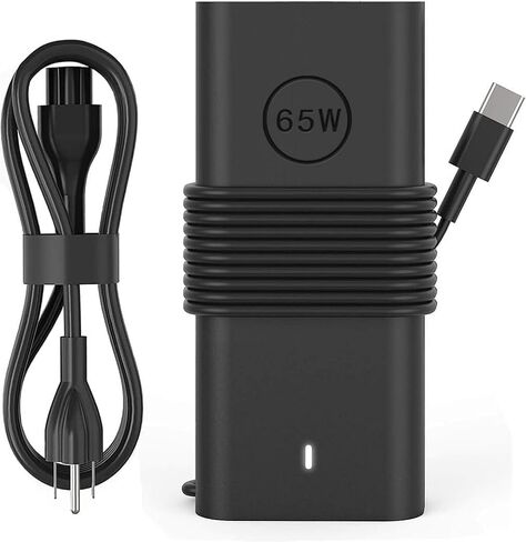جديد سليم 65 واط 60 واط لشاحن الكمبيوتر المحمول DELL USB C Dell Latitude 5420 5520 5320 5430 5290 7410 7420 Chromebook 3100 XPS جميع السلاسل شحن سريع من النوع C شاحن كمبيوتر بديل سلك الطاقة محول تيار متردد in Kuwait