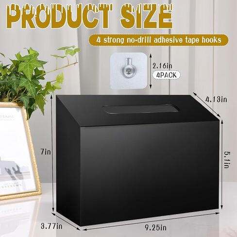 Acrylic Hand Towel Box Cover Holder for Kleenex, Disposable Paper Hand Towels Holder, Bottom Pull-Out & Wall-Mounted, Paper Towel Dispenser Suitable for Home, Office, Bathroom (Glossy White) in Saudi Arabia