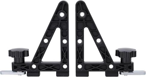 Aero Load Stops Universal T-Slot Load Stops - 2 Pack - Anodized Aluminum Anti-Slip Crossbar Clamps for Ladder, Kayak, Firewood, Skis - Tool-Free Installation for Truck Bed Bars in Saudi Arabia