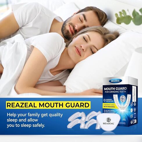 Mouth Guard for Grinding Teeth at Night: Mouth Guard for Sleeping - Night Guard for Teeth Grinding Home & Travel Use in Saudi Arabia