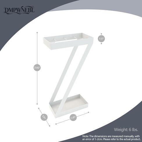 Umbrella Holder for Entryway Black Umbrella Stand indoor，Stores Umbrellas Canes Equipped with hooks for Storing Foldable for use in Homes, Offices, Hotel Lobbies in Kuwait