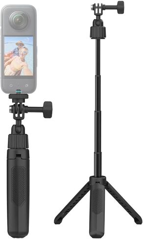حامل ثلاثي مغناطيسي لـ Insta360 Ace Pro 2 (40 سم/15.75 بوصة)، عصا سيلفي صغيرة قابلة للتمديد سريعة الإصدار ومقبض قصير لملحقات Insta 360 Ace Pro وAce Pro 2 in Kuwait