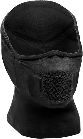 Naroo Z5H - Premium Anti-Fog 3D Chamber Breathable Half Balaclava Mask Neck Gaiter for Winter Skiing Snowboarding Biking in Saudi Arabia
