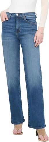 DUER Women's Performance Denim+ High Rise Straight Jean in Saudi Arabia