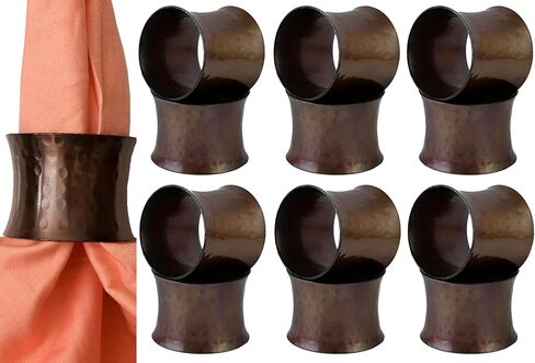 CLEENTABLE Napkin Rings 12 Pcs Decorative Metal Napkin Holder Buckles, Fall Thanksgiving Christmas Napkin Rings, Napkins Rings for Dinner Table Decor, Wedding, Banquet, Party, Easter (Silver) in Saudi Arabia